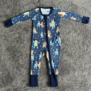 Little Sleepies Bluey Zippy - 3-6 months